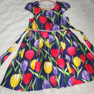 American princess Easter tulip dress 5t